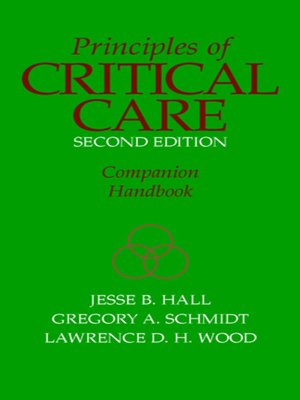cover image of Principles of Critical Care